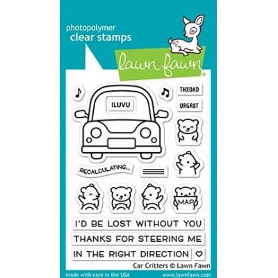 Lawn Fawn Clear Stamps - Car Critters